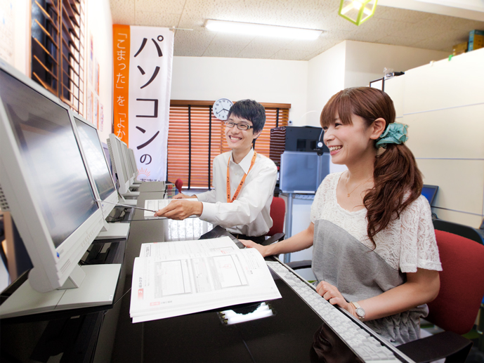 初心者にも安心のマンツーマンパソコン教室！